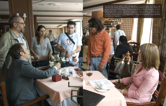 Páginas interiores del libro sobre la filmación de la serie de HBO Latinoamérica, Capadocia (8)