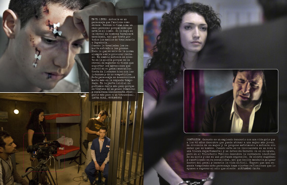 Páginas interiores del libro sobre la filmación de la serie de HBO Latinoamérica, Capadocia (10)