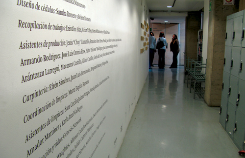 Muro de Créditos