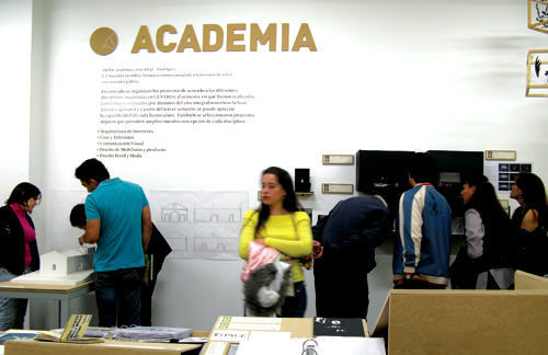 Vista de la sala Academia
