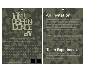 Postal promocional Interdependence Day